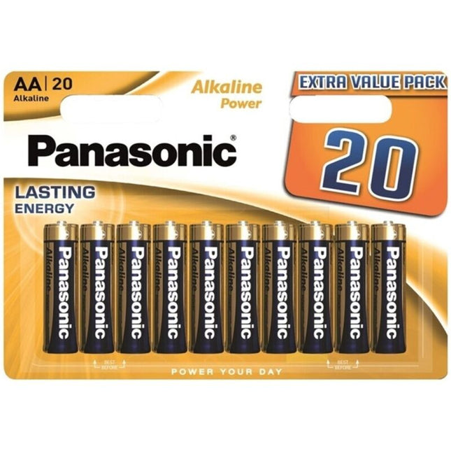 PANASONIC - BLISTER DE PILE AA ALCALINE BRONZE LR6*20 by PANASONIC