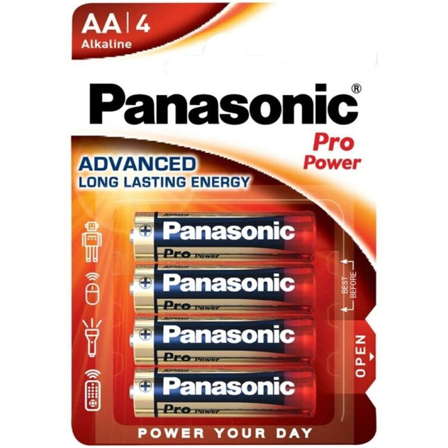 PANASONIC - PILES ALCALINES PRO POWER AA LR6 BLISTER*4 by PANASONIC