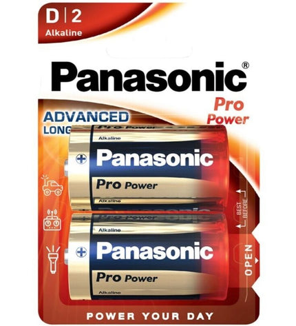 PANASONIC - PILE ALCALINE D PRO POWER LR20 BLISTER*2 by PANASONIC