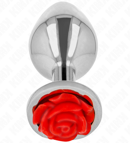 KINK - PLUG ANAL ROSE ROUGE TAILLE S by KINK PLEASURE PLUGS