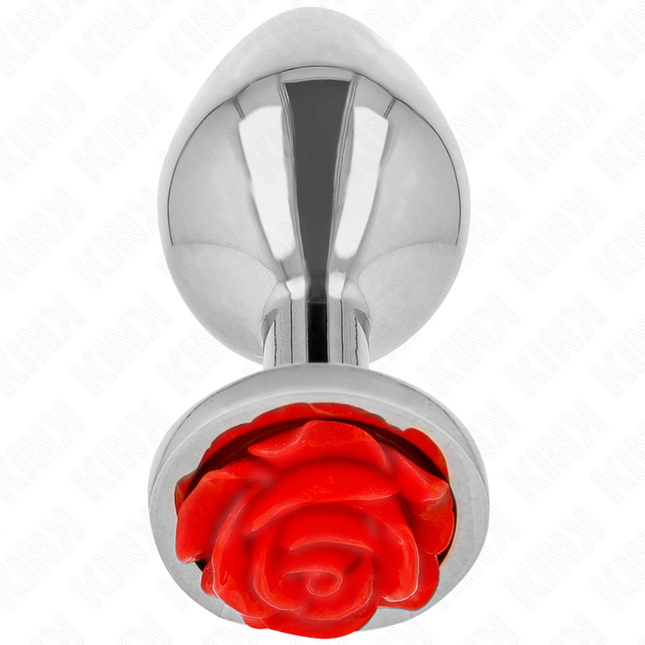 KINK - PLUG ANAL ROSE ROUGE TAILLE S by KINK PLEASURE PLUGS