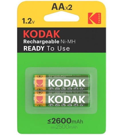 KODAK - BLISTER DE PILES RECHARGEABLES HR6 AA 2600mAh*2 by KODAK