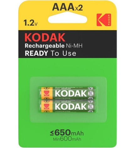 KODAK - BLISTER DE PILE RECHARGEABLE HR03 AAA 650mAh*2 by KODAK