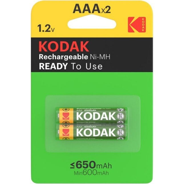 KODAK - BLISTER DE PILE RECHARGEABLE HR03 AAA 650mAh*2 by KODAK