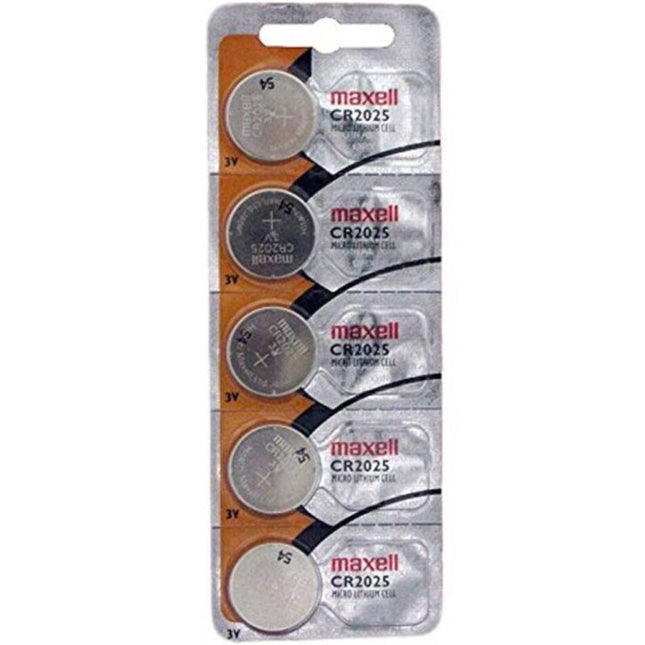 MAXELL - PILE BOUTON AU LITHIUM CR2025 3V BLISTER*5 by MAXELL