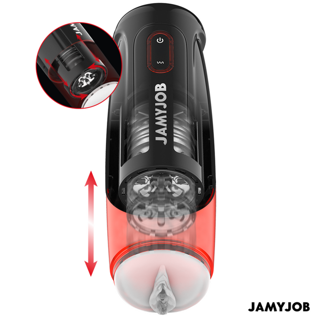 JAMYJOB - MASTURBATEUR VAGIN AUTOMATIQUE STORM 10 MODES DE ROTATION ET DE POUSSÉE by JAMYJOB
