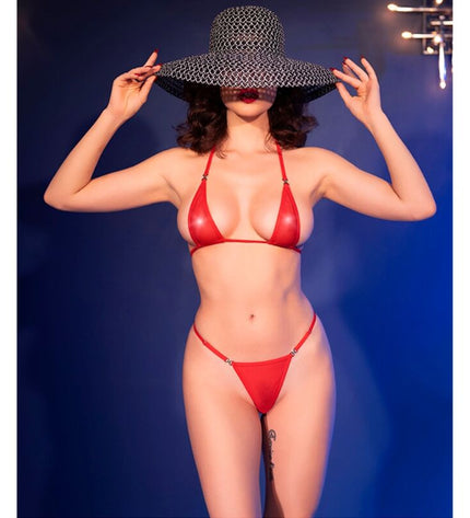 CHILIROSE - CR 4840 MICRO BIKINI ROUGE S/M by CHILIROSE SUMMER