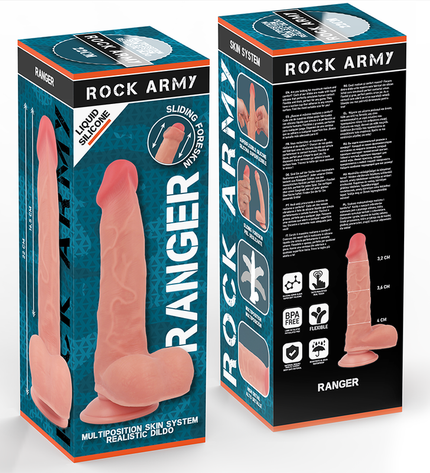 ROCKARMY - RANGER EN SILICONE LIQUIDE 22 CM -O- 3,6 CM by ROCK ARMY
