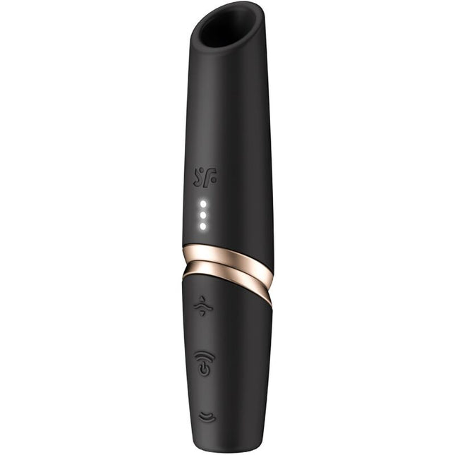 SATISFYER - STIMULATEUR DE CLITORIS PERFECT KISS WAVE NOIR / OR by SATISFYER AIR PULSE