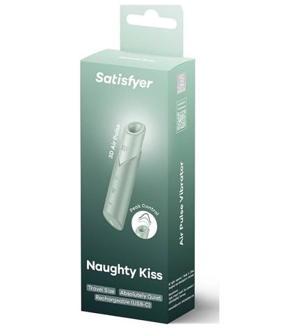 SATISFYER - STIMULATEUR DE CLITORIS NAUGHTY KISS WAVE AIGUE-MARINE by SATISFYER AIR PULSE