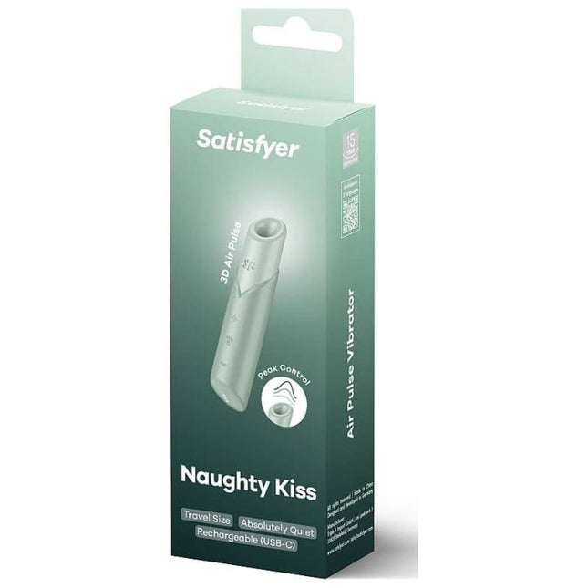 SATISFYER - STIMULATEUR DE CLITORIS NAUGHTY KISS WAVE AIGUE-MARINE by SATISFYER AIR PULSE
