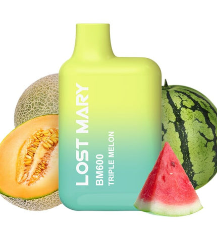 LOST MARY - BM600 VAPER NICOTINE 2% JETABLE TRIPLE MELON by LOST MARY