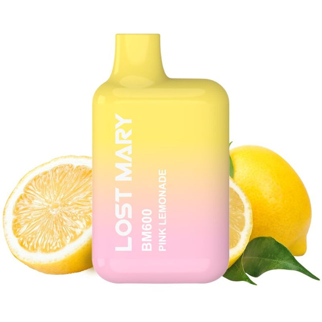 LOST MARY - BM600 VAPER NICOTINE 2% JETABLE LIMONADE ROSE by LOST MARY