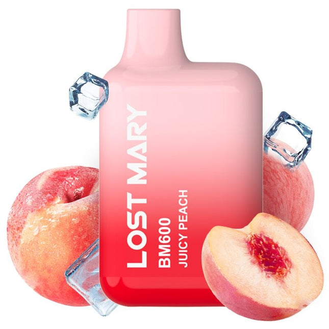 LOST MARY - BM600 VAPER NICOTINE 2% JETABLE PÊCHE JUCY by LOST MARY