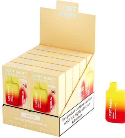 LOST MARY - BM600 VAPER NICOTINE 2% JETABLE PASTÈQUE CITRON by LOST MARY