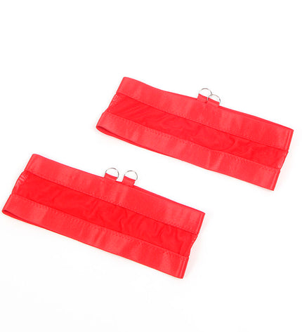 SUBBLIME - 955267 ENSEMBLE SOUTIEN-GORGE BONDAGE ROUGE AVEC JARRETELLE L/XL by SUBBLIME SETS