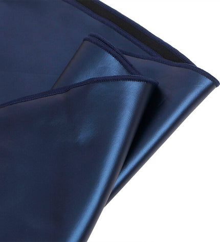 SUBBLIME - 955427 ROBE À BRETELLES EN CUIR BLEU L/XL by SUBBLIME DRESSES