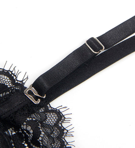 SUBBLIME - 955496 BODY EN DENTELLE AVEC NŒUDS ET JARRETELLES NOIR S/M by SUBBLIME BODIES