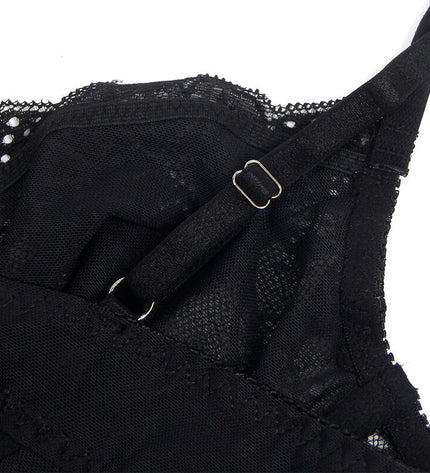 SUBBLIME - 955625 BODY EN DENTELLE AVEC FERMETURE EN BAS NOIR L/XL by SUBBLIME BODIES