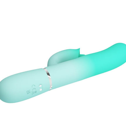 PRETTY LOVE - VIBRATEUR LAPIN MULTIFONCTION GIGI VERT AQUA by PRETTY LOVE FLIRTATION