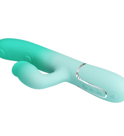 PRETTY LOVE - VIBRATEUR LAPIN MULTIFONCTION GIGI VERT AQUA by PRETTY LOVE FLIRTATION