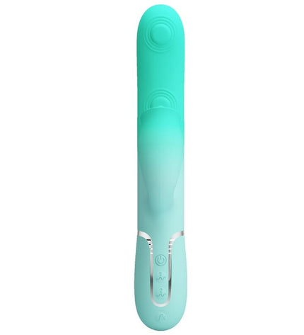 PRETTY LOVE - VIBRATEUR LAPIN MULTIFONCTION GIGI VERT AQUA by PRETTY LOVE FLIRTATION