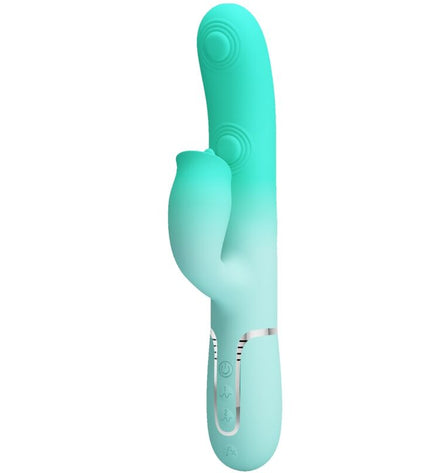 PRETTY LOVE - VIBRATEUR LAPIN MULTIFONCTION GIGI VERT AQUA by PRETTY LOVE FLIRTATION