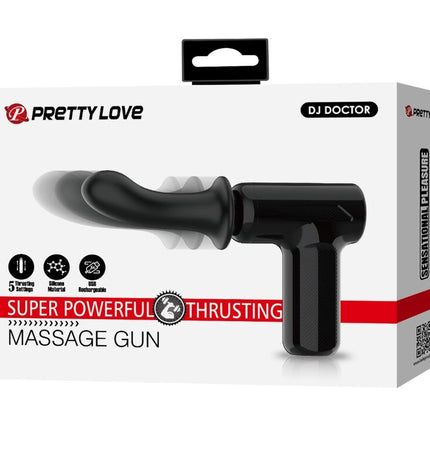 PRETTY LOVE - MASSEUR DJ DOCTOR 5 RÉGLAGES NOIR by PRETTY LOVE C-TYPE