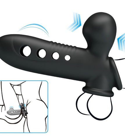 PRETTY LOVE - MANCHON PÉNIS CRANE AVEC AIRBAG NOIR by PRETTY LOVE