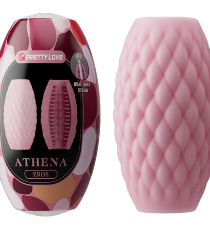 PRETTY LOVE - MASTURBATEUR POUR HOMME EN SILICONE ATHENA EROS ROSE by PRETTY LOVE