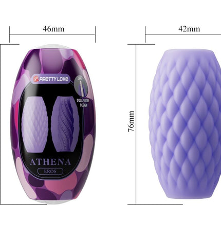 PRETTY LOVE - MASTURBATEUR POUR HOMME EN SILICONE ATHENA EROS VIOLET by PRETTY LOVE