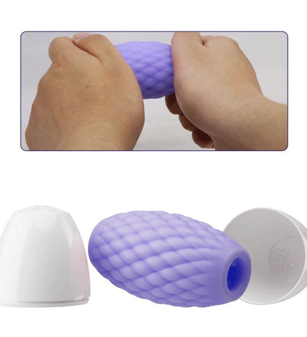 PRETTY LOVE - MASTURBATEUR POUR HOMME EN SILICONE ATHENA EROS VIOLET by PRETTY LOVE