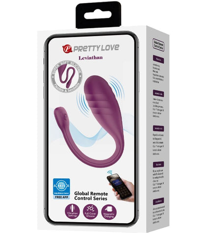 PRETTY LOVE - VIBRATEUR CONTRÔLÉ PAR APPLICATION LEVIATHAN VIOLET by PRETTY LOVE SMART