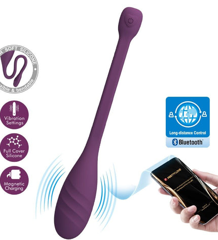 PRETTY LOVE - VIBRATEUR CONTRÔLÉ PAR APPLICATION LEVIATHAN VIOLET by PRETTY LOVE SMART