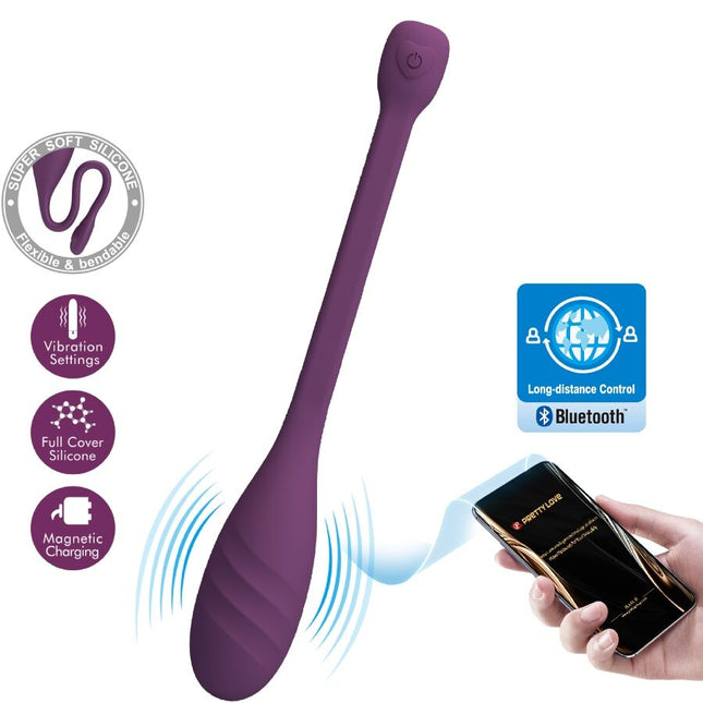 PRETTY LOVE - VIBRATEUR CONTRÔLÉ PAR APPLICATION LEVIATHAN VIOLET by PRETTY LOVE SMART