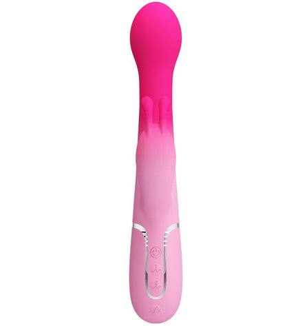 PRETTY LOVE - VIBRATEUR LAPIN MULTIFONCTION 3 EN 1 DEJON ROSE by PRETTY LOVE
