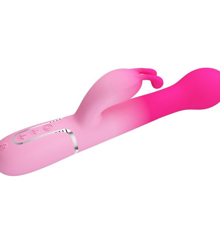 PRETTY LOVE - VIBRATEUR LAPIN MULTIFONCTION 3 EN 1 DEJON ROSE by PRETTY LOVE