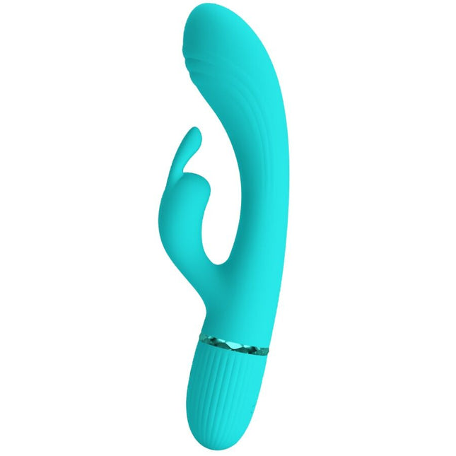 PRETTY LOVE - VIBRATEUR SCOCCO LAPIN TURQUOISE by PRETTY LOVE FLIRTATION
