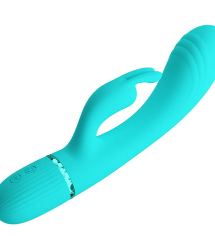 PRETTY LOVE - VIBRATEUR SCOCCO LAPIN TURQUOISE by PRETTY LOVE FLIRTATION