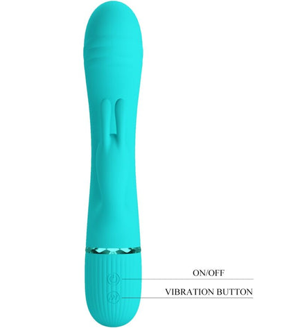 PRETTY LOVE - VIBRATEUR SCOCCO LAPIN TURQUOISE by PRETTY LOVE FLIRTATION