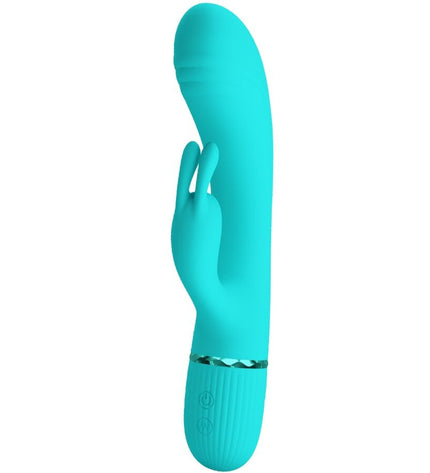 PRETTY LOVE - VIBRATEUR SCOCCO LAPIN TURQUOISE by PRETTY LOVE FLIRTATION