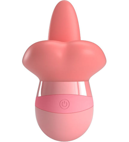 PRETTY LOVE - STIMULATEUR DE CLITORIS KYLEE TONGUE 10 VIBRATIONS ROSE NUDE by PRETTY LOVE