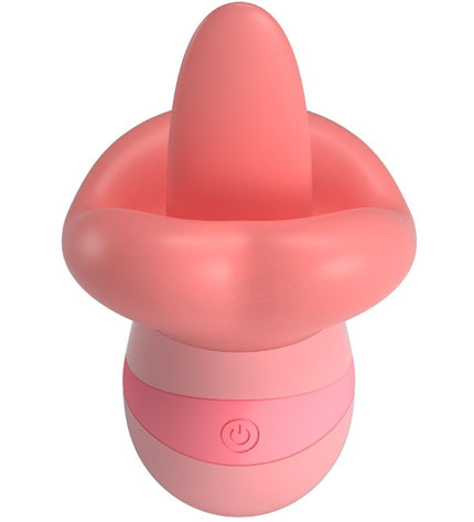 PRETTY LOVE - STIMULATEUR DE CLITORIS KYLEE TONGUE 10 VIBRATIONS ROSE NUDE by PRETTY LOVE