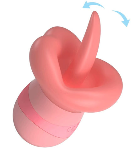 PRETTY LOVE - STIMULATEUR DE CLITORIS KYLEE TONGUE 10 VIBRATIONS ROSE NUDE by PRETTY LOVE