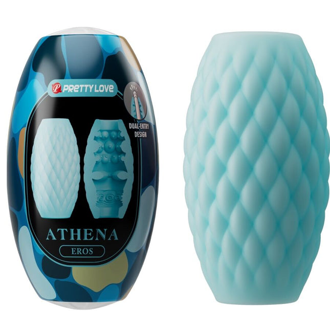 PRETTY LOVE - MASTURBATEUR POUR HOMME EN SILICONE ATHENA EROS BLEU CIEL by PRETTY LOVE