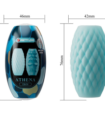 PRETTY LOVE - MASTURBATEUR POUR HOMME EN SILICONE ATHENA EROS BLEU CIEL by PRETTY LOVE