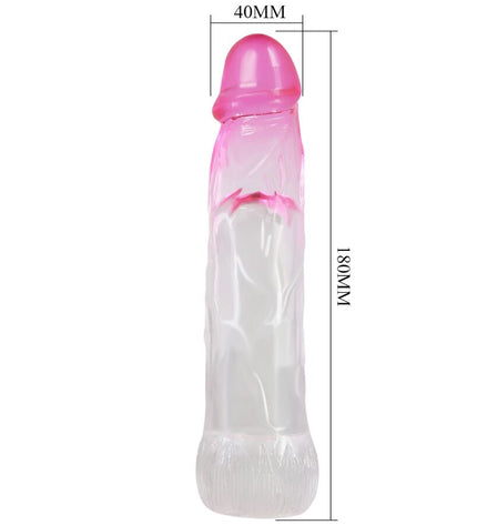 PRETTY LOVE - GAINE D'AGRANDISSEMENT RÉALISTE NERON 6 CM POUR PÉNIS ROSE by PRETTY LOVE
