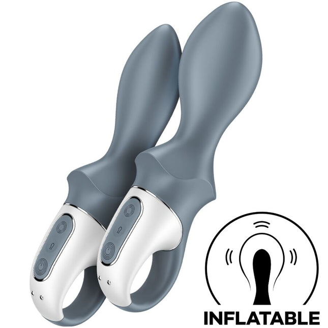 SATISFYER - AIR PUMP BOOTY 1 VIBRATEUR GONFLABLE ANAL GRIS by SATISFYER VIBRATOR