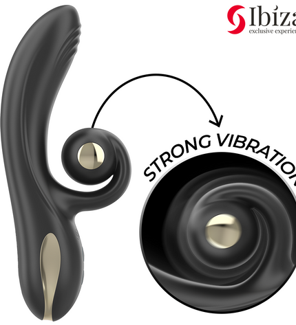 IBIZA - VIBRATEUR TWISTER AVEC STIMULATEUR DE COURBES ET VIBRO-ROTATION by IBIZA TECHNOLOGY