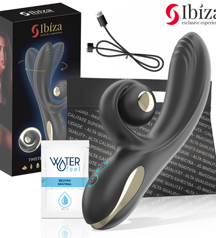 IBIZA - VIBRATEUR TWISTER AVEC STIMULATEUR DE COURBES ET VIBRO-ROTATION by IBIZA TECHNOLOGY